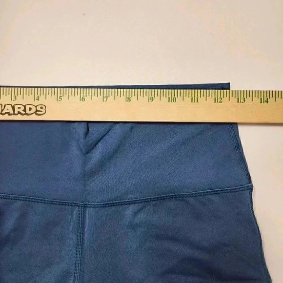 aerie Blue High Waist Cropped Activewear Legging Size M - Picture 6 of 8